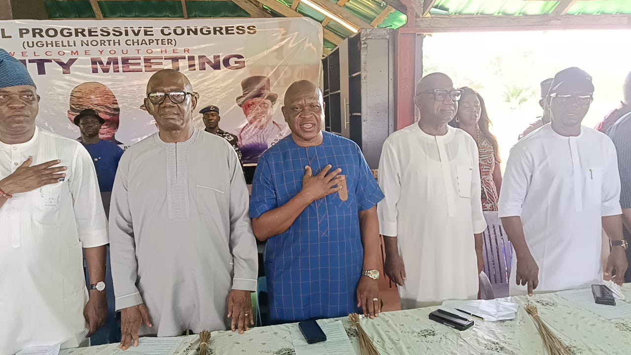 Ughelli North APC Leaders Held Unity Meeting in Evwreni, Pass Vote of Confidence on Tinubu, Oborevwori