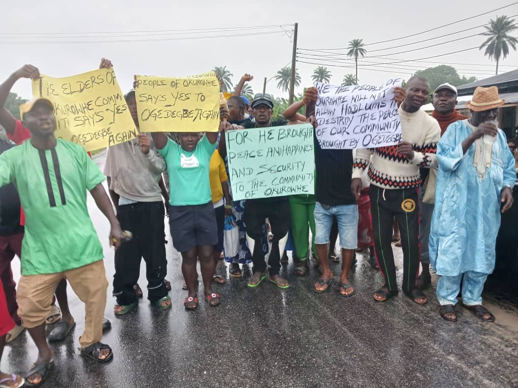 Okurowhe community reaffirms Ogedegbe as President General, warns distractors