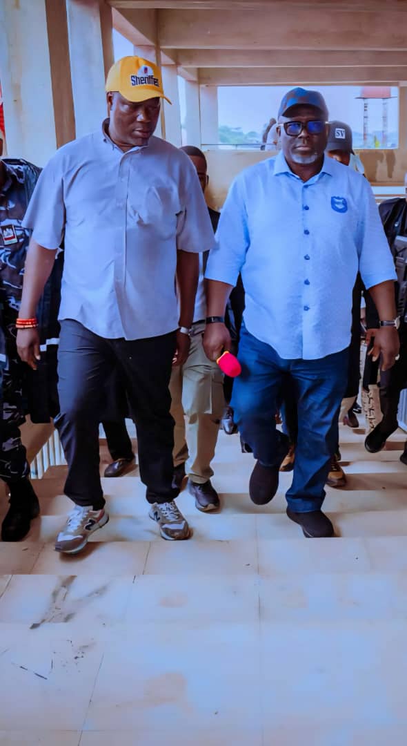 Jubilation, Commendation As Oborevwori Inspects Udu Harbour Mkt, Flyover, Storm Drainage in Warri