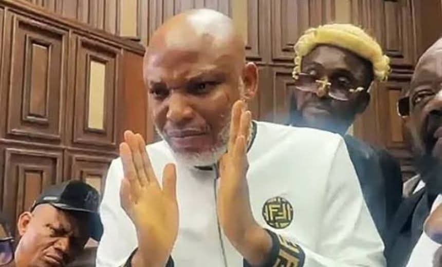 Breaking: Court rejects no case submission, transfer of Kanu to National Hospital