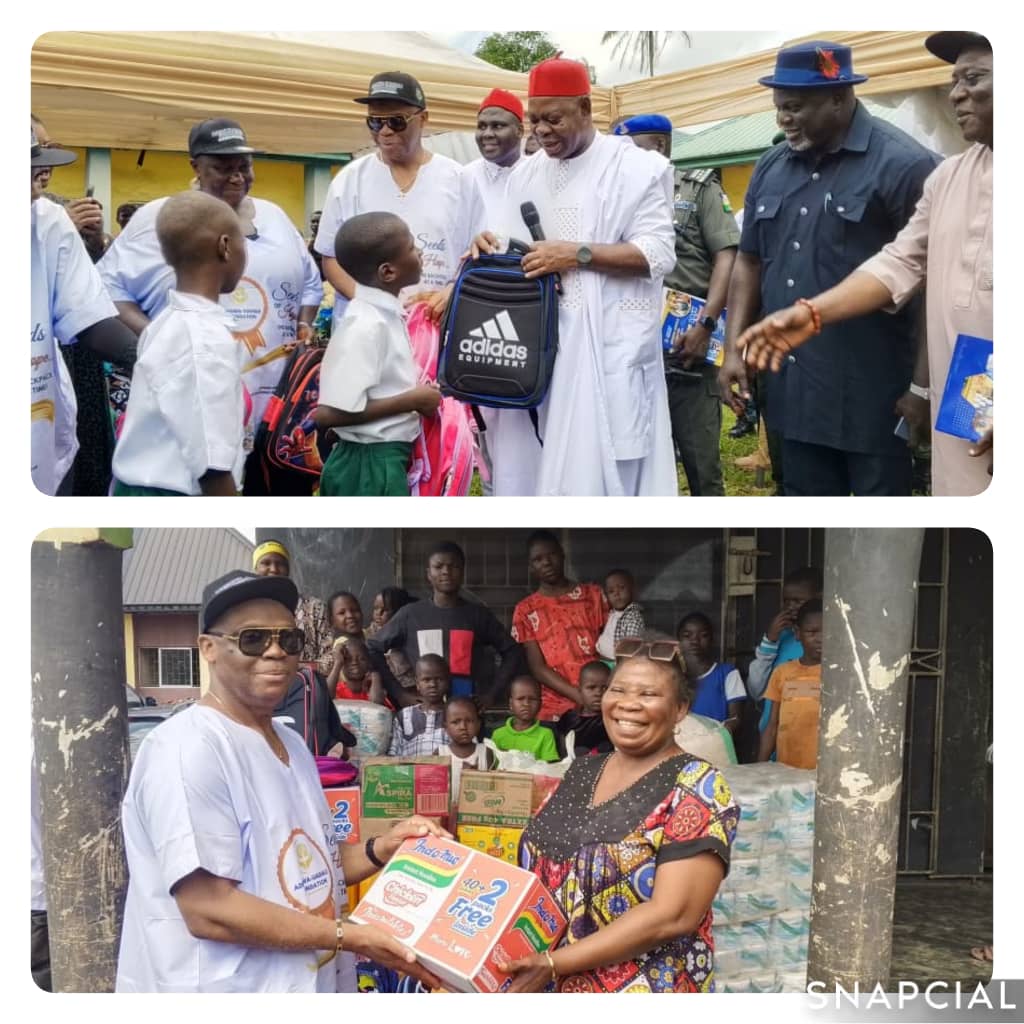 Oborevwori lauds Adesuwa-Uadiale Foundation over donation of School materials to Primary Sch