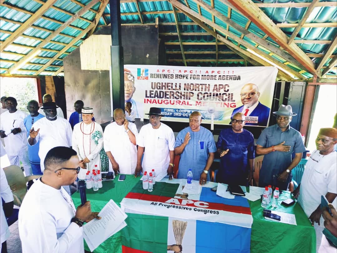 APC Inaugurates Ughelli North Leadership Council, as Leaders Call for Unity, Mobilisation