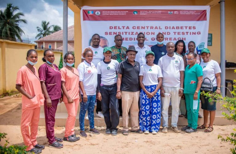 Dafinone’s Free Diabetes Outreach moves to Ethiope West, Touches Lives