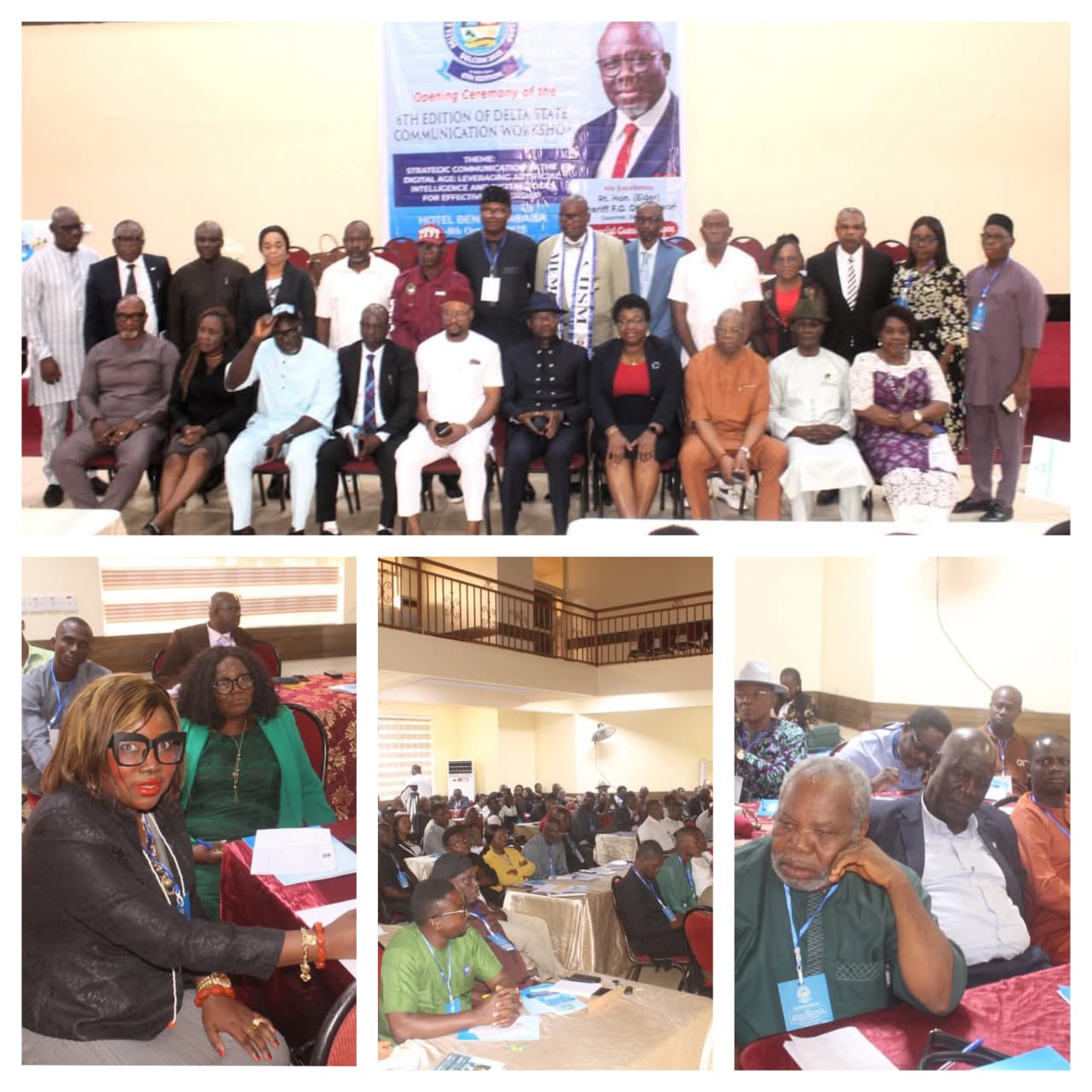 Delcom 2025: Oborevwori harps on constructive criticism, effective communication for nation building