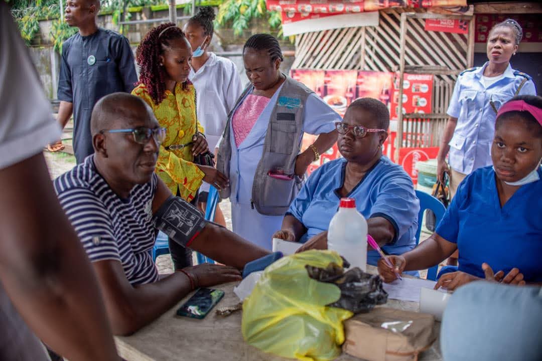 Over 250 Uvwie Residents Receives Dafinone’s Free Diabetes treatment