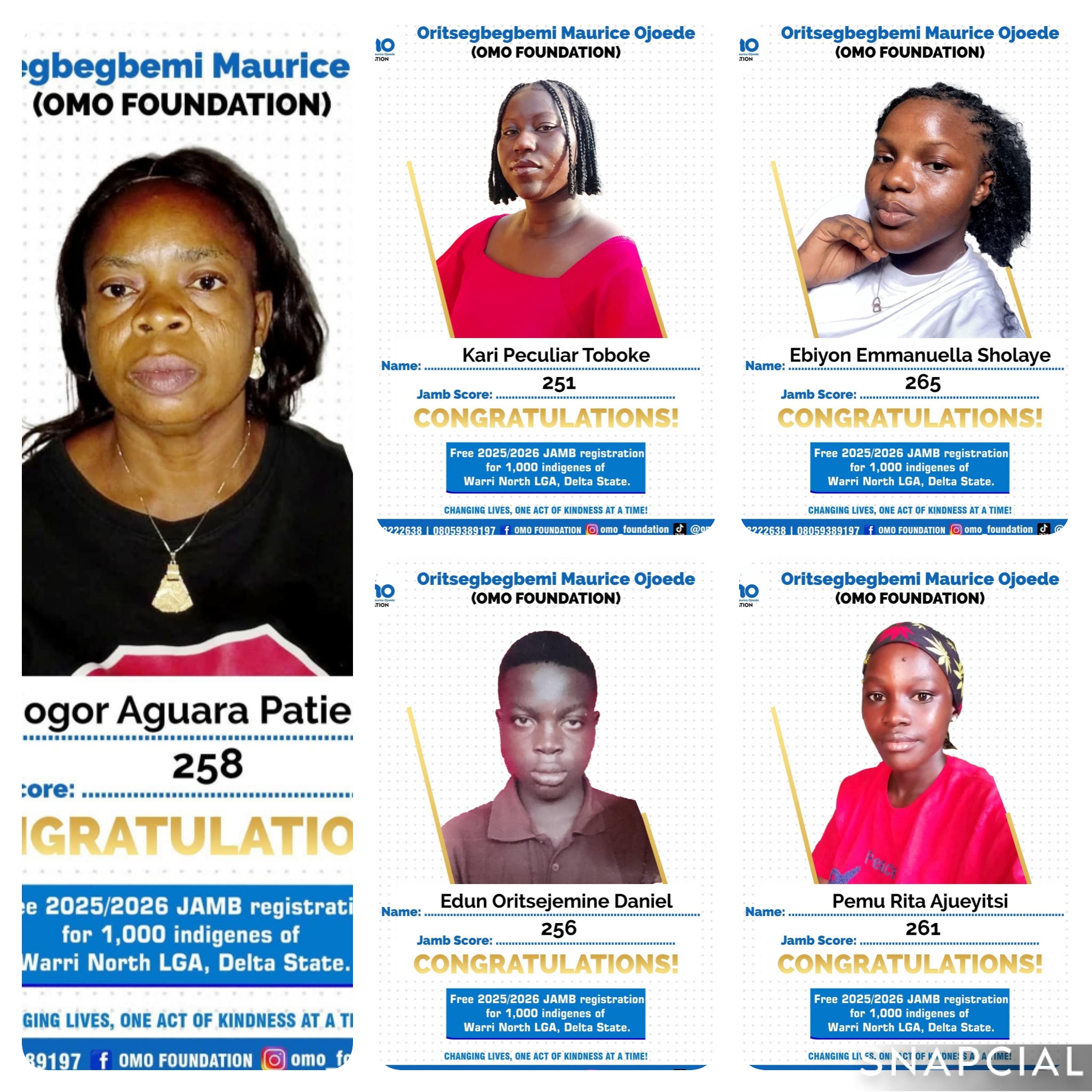 OMO Foundation Celebrates Outstanding Success of Beneficiaries In 2025 JAMB Scholarship Program